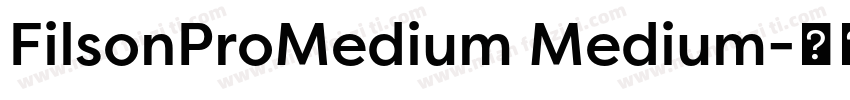 FilsonProMedium Medium字体转换
